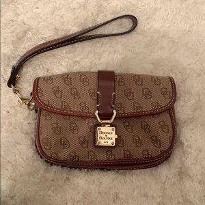 Dooney & Bourke Signature Lock Wristlet